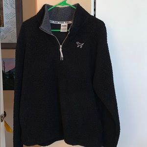 Quarter Zip Teddy Bear Jacket
